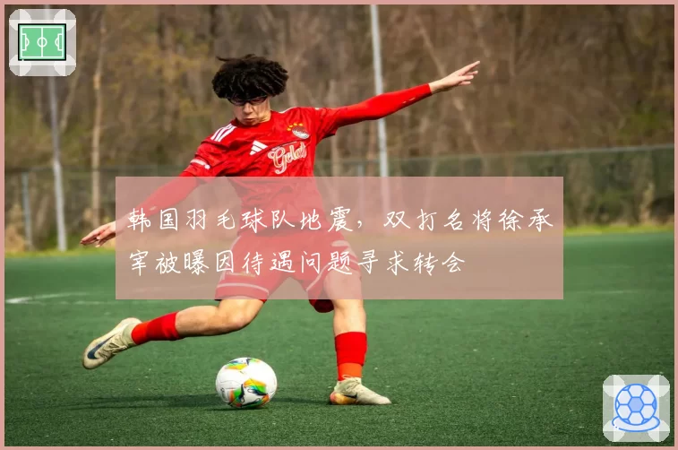 韩国羽毛球队地震，双打名将徐承宰被曝因待遇问题寻求转会